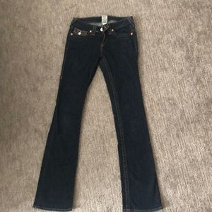 True Religion Embellished Boot Cut Jeans Size 26